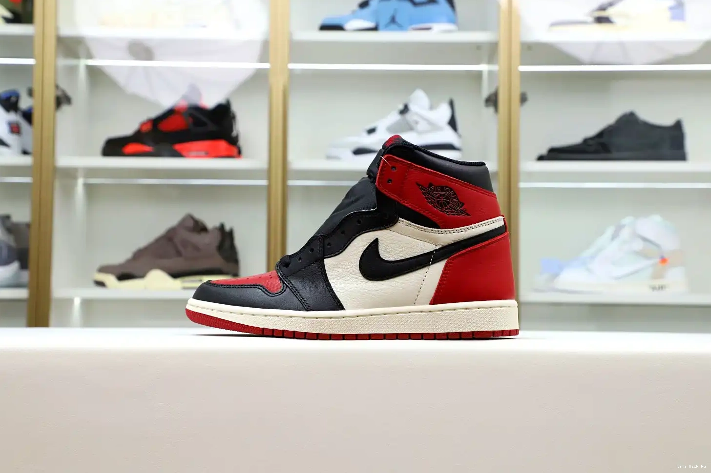 JORDAN TOE' Kimikick 'BRED OG RETRO 1 HIGH AIR 0523